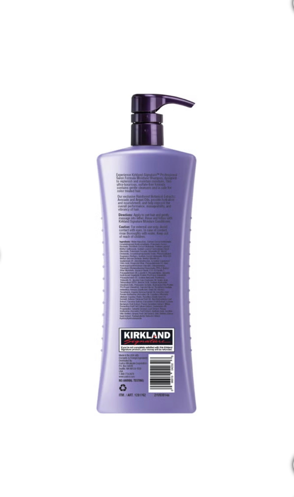 Kirkland Signature Moisture Shampoo product view