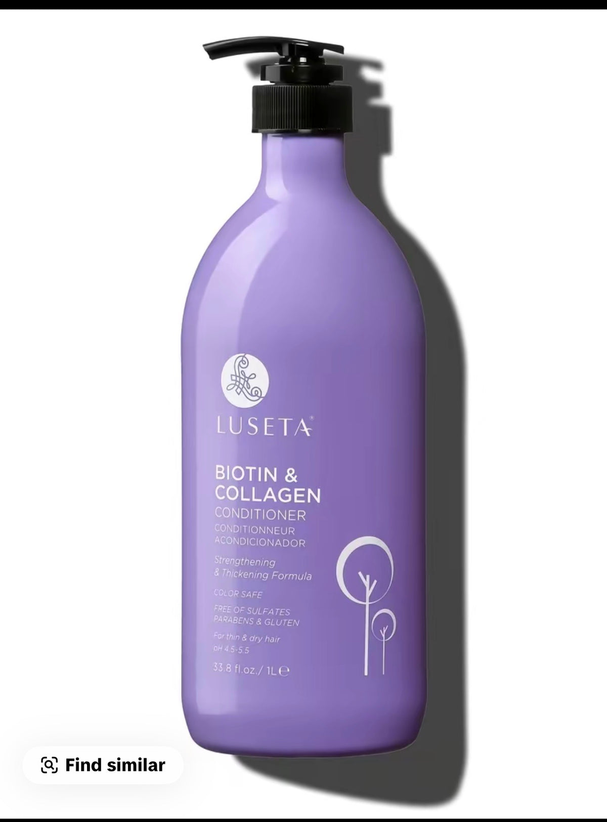 Luseta Biotin & Collagen Conditioner 33.8 fl oz product view