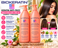 BIOKERATIN Keratin Anti-Frizz Shampoo and Conditioner Set