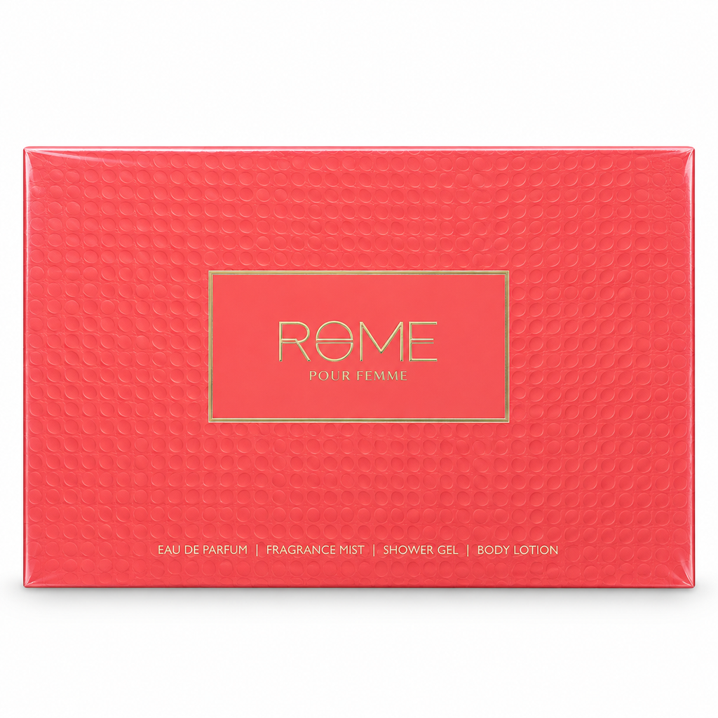 ROME Pour Femme gift set – front of box
