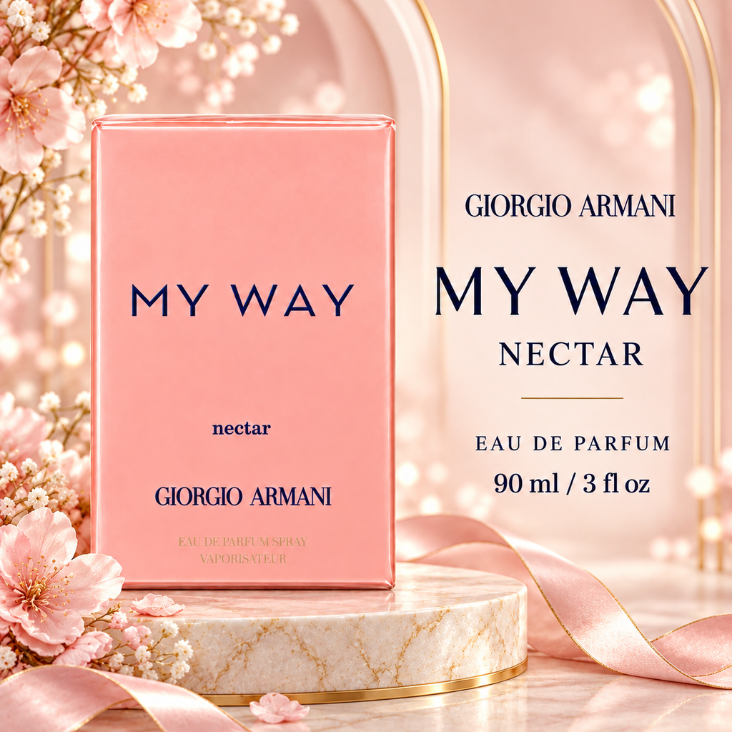 My Way Nectar 90 ml – pink floral presentation
