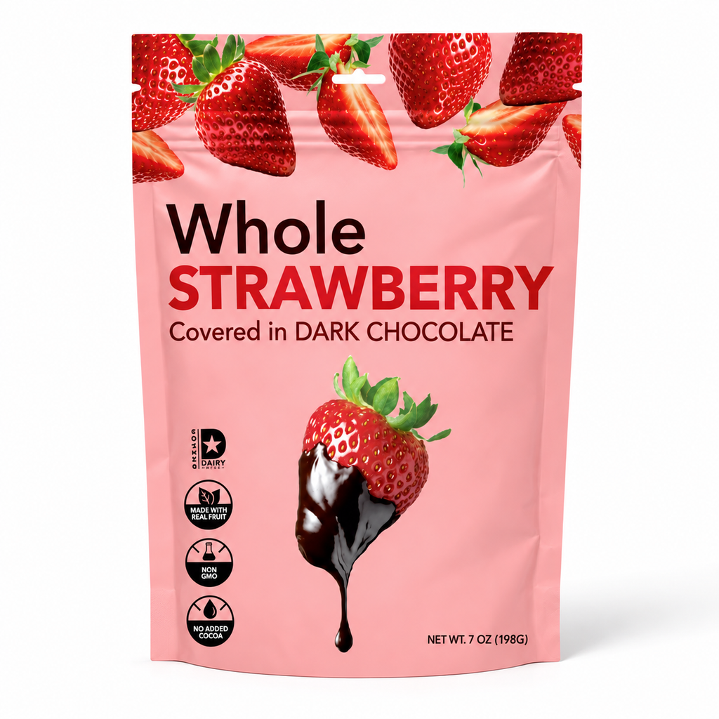 Hashtag Munch Whole Strawberry Covered in Dark Chocolate 7 oz