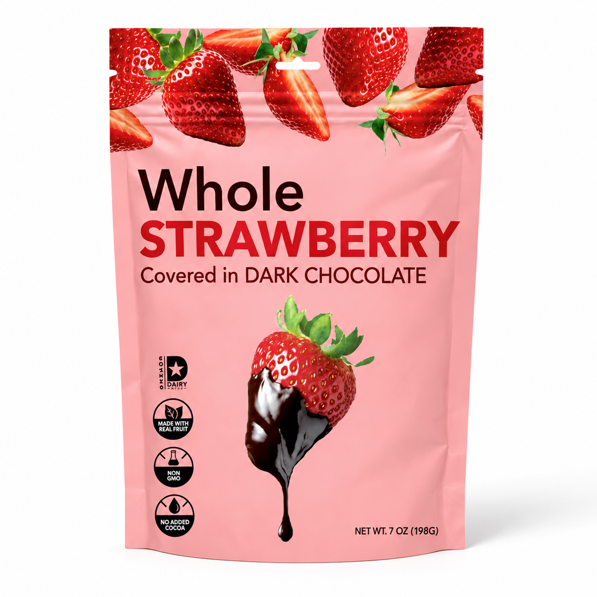 Hashtag Munch Whole Strawberry Covered in Dark Chocolate 7 oz