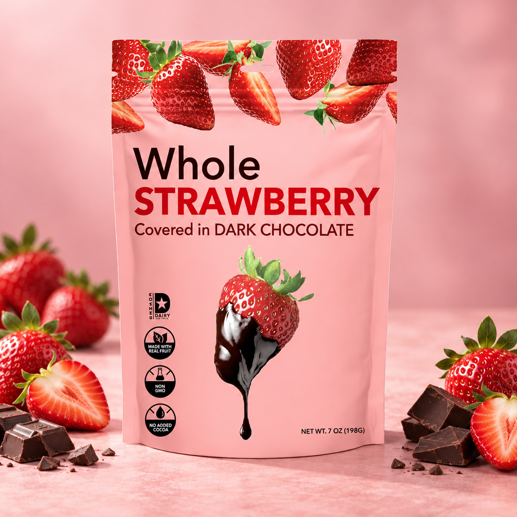 Hashtag Munch Whole Strawberry Covered in Dark Chocolate 7 oz