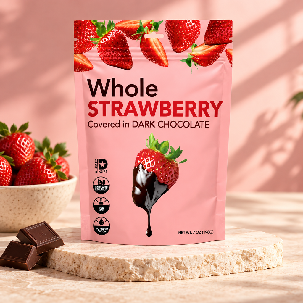 Hashtag Munch Whole Strawberry Covered in Dark Chocolate 7 oz