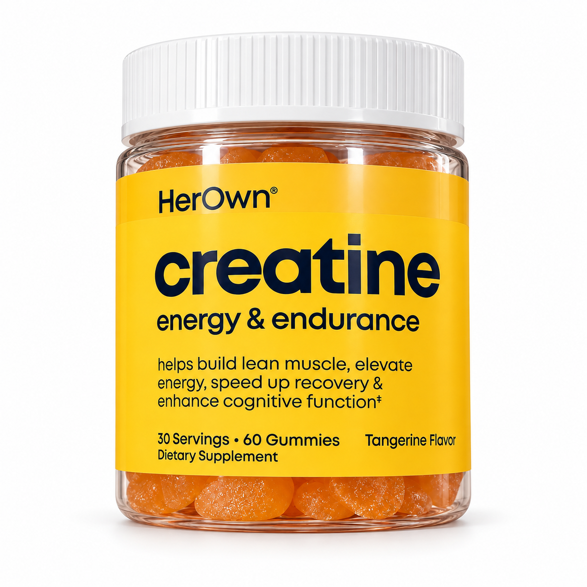 HerOwn Creatine Tangerine Flavor 60 Gummies